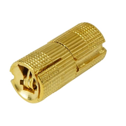 Záves cylindrický fi 14 mm, na stôl, nábytkové dvierka, mosadz