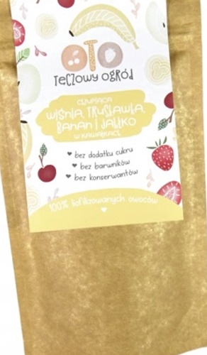 OTOLANDIA MRAZOM SUŠENÁ VIŠŇA BANÁN JABLKO TRUSK