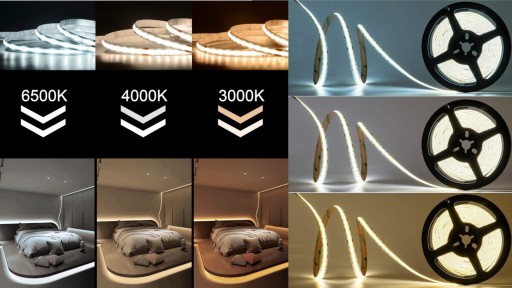 COB LED pásik 12V 1 meter 9W LED NEON PREMIUM rad