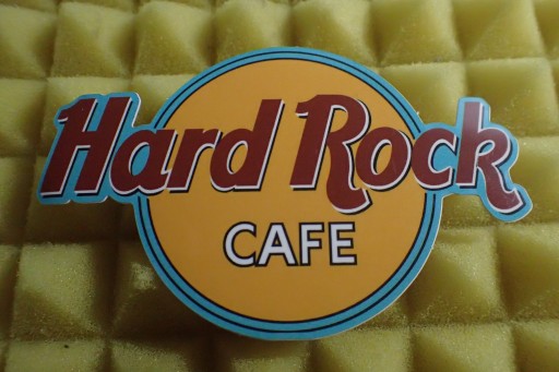 NÁLEPKA HARD ROCK CAFE NÁLEPKA 9,5 x 5,9 cm