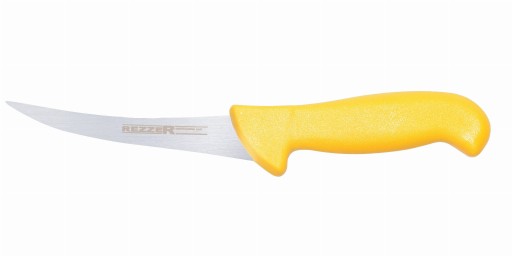 Rezzer zakrivený poloflexibilný zastrihávač 13 cm žltý
