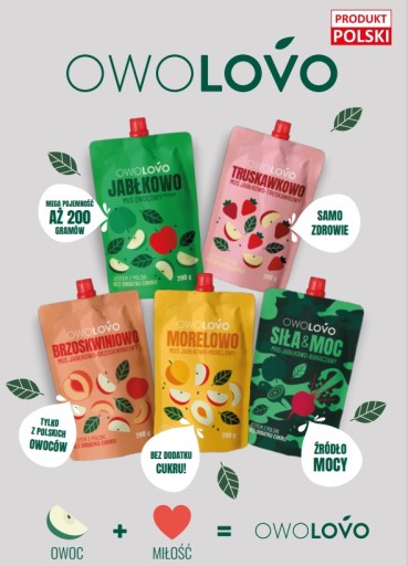 OWOLOVO APPLE MUSSE 200G