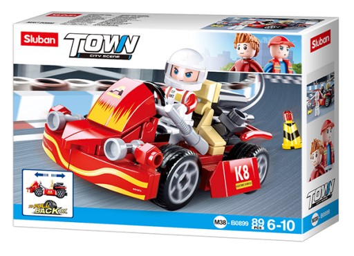 SLUBAN BLOKY GOKART AUTO MESTSKÉ AUTO S POHONOM
