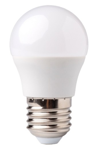 LED GUĽOVÁ ŽIAROVKA E27 5W 3000K 450lm TEPLÁ EKO SV.