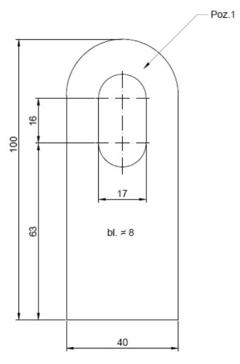 L-100 PLECHOVÝ KONEKTOR NA PÁNT M16