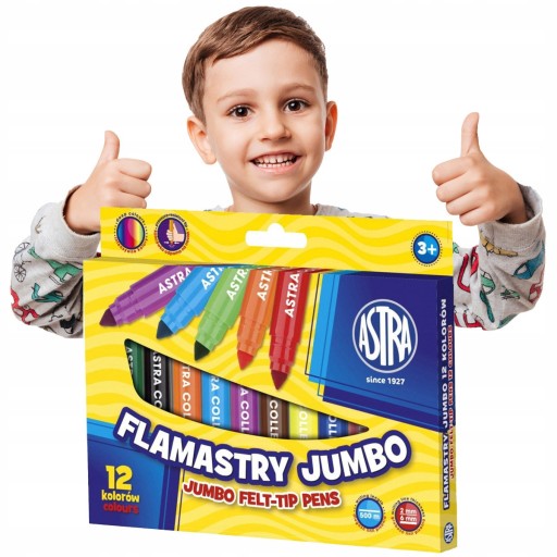 Jumbo fixy 12 farieb