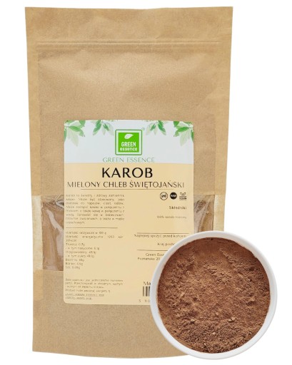Mletý KAROBE prášok 500g ako KAKAKO, zdravá náhrada, Lahodný sladký chlieb