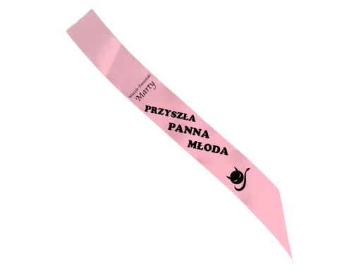 Prispôsobená menná šerpa na hen party