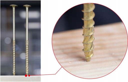 Skrutky do dreva 3x35 mm 500 ks TORX kužeľové Klimas WKCS