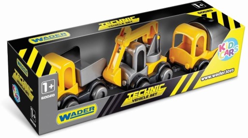 Súprava detských áut CONSTRUCTION VEHICLES WADER 60021