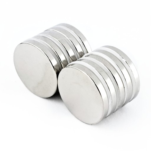 SILNÝ VALEC NEODYMIOVÝ MAGNET 15x2 MM - 10 KS