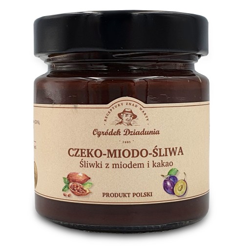 SLIVKOVÝ DŽEM S MEDOM KAKAOVÝM SLIVKA MEDOVÁ PRÍRODA