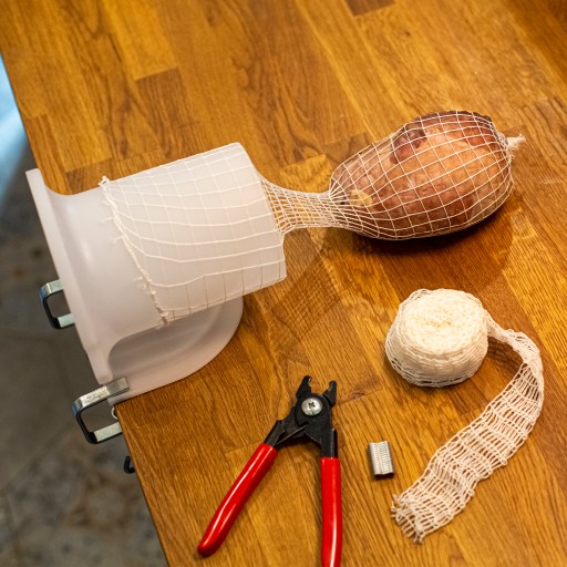 SIEŤKA NA ÚDENIE ŠUNKY, MÄSA, 15cm, 4m, VEĽKÁ, SILNÁ, DO 220°C