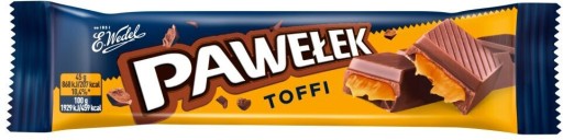 Wedel Pawełek Toffee Tyčinka 45g x8