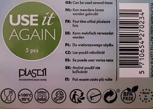 OPAKOVATEĽNÉ PLASTOVÉ POHÁRE 5 ks 300 ml