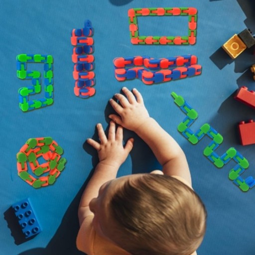 BLOKY EDUKAČNÁ ZMYSELNÁ HRAČKA 28cm