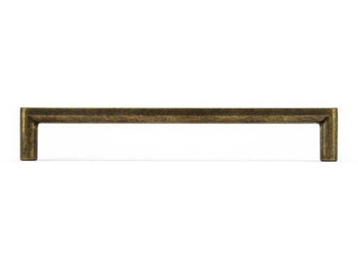 NÁBYTKOVÁ KĽÚČKA STARÉ ZLATÉ TENKÉ ÚZKE PROATY KOVOVÉ RETRO U114 160 MM