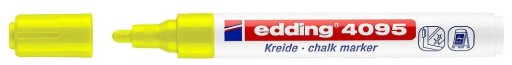 EDDING 4095 neónovo žltý umývateľný kriedový popisovač