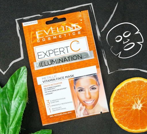 Vitamínová rozjasňujúca pleťová maska Eveline