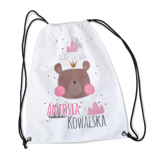 TAŠKA na batoh do škôlky s menom VEĽA vzorov