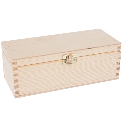 Drevená BOX nádoba 22x9cm decoupage HRAD