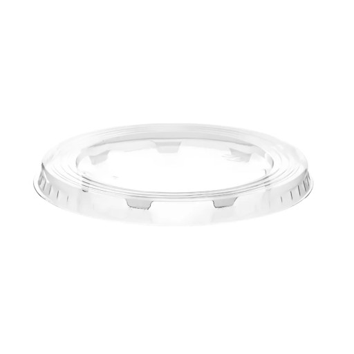 viečka, ploché, opakovane použiteľné plastové PET na poháre 78 mm, 50 ks