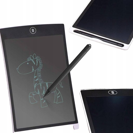 GRAFICKÝ TABLET na KRESLENIE pre DETI, BIELY