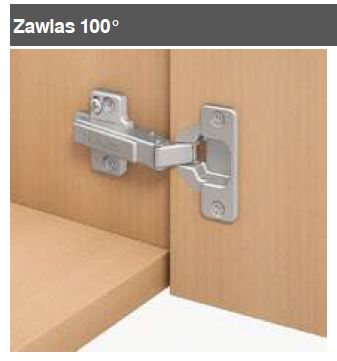 Nasadzovací záves Blum Modul 91M2550 + vodiaca lišta