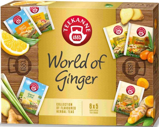Čajová súprava TEEKANNE WORLD OF GINGER 30 vrecúšok