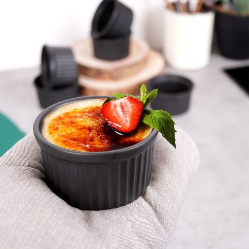 TEPELNE ODOLNÝ ramekin, misa, misa, miska na pečenie dezertov, suflé