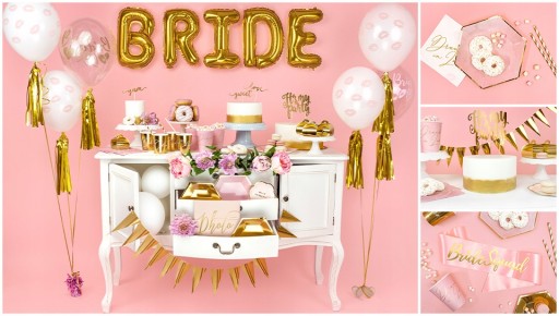Nevesta bude banner so zlatým veniec Hen Party