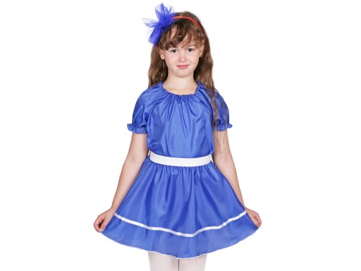 ELASTICKÁ SUKŇA, MODRÝ OUTFIT, 40 cm