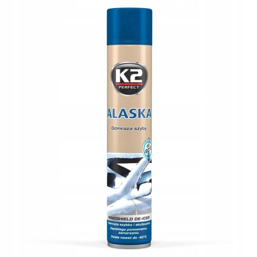 K2 ALASKA rozmrazovač okien 750ml SPREJ K608