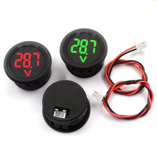 DC 5-100V PANELOVÝ VOLTMETER, MIX 3 FARIEB