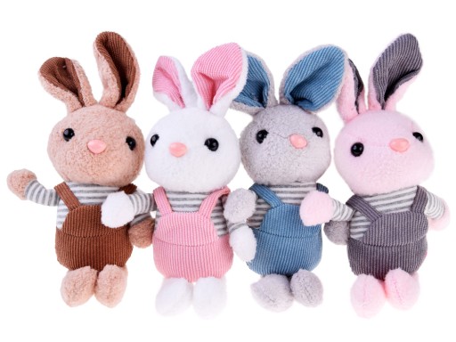 Prívesok plyšový maskot Králik v šortkách ZA4775