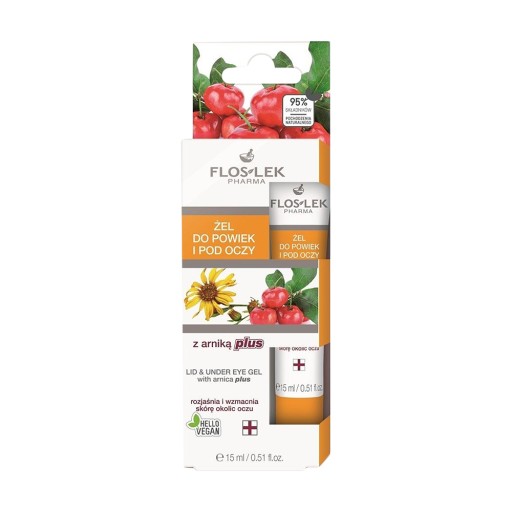 FLOS-LEK Gél na očné viečka a oči s arnikou 15 ml
