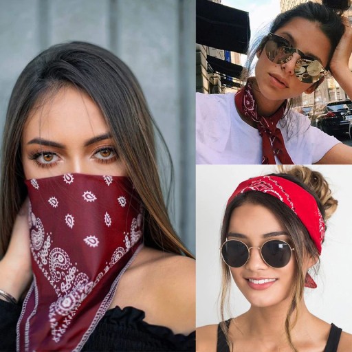 BANDANA, šatka, čelenka, MASKA, bavlna