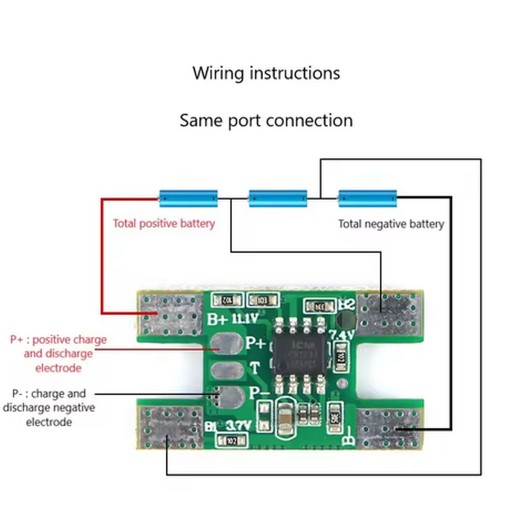 NABÍJACÍ MODUL BATÉRIE 3S 8A OCP 20A