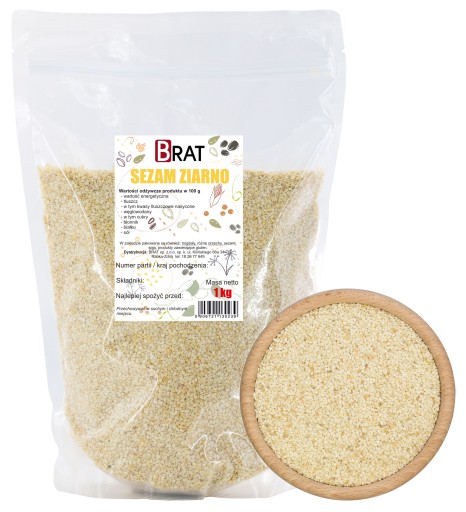 Sezamové semienka BIELE 1kg PRÍRODNÉ ľadvinky
