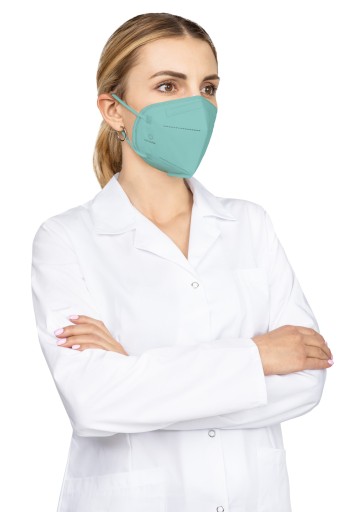 FFP2 OPHARM Ochranná maska 3 ks - TYRKYSOVÁ
