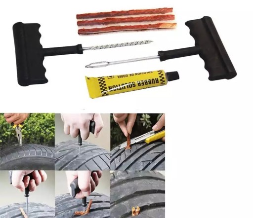 SADA NA OPRAVU PNEUMATÍK KOLESÁ ROPE SILNÉ AUTO Rýchla oprava