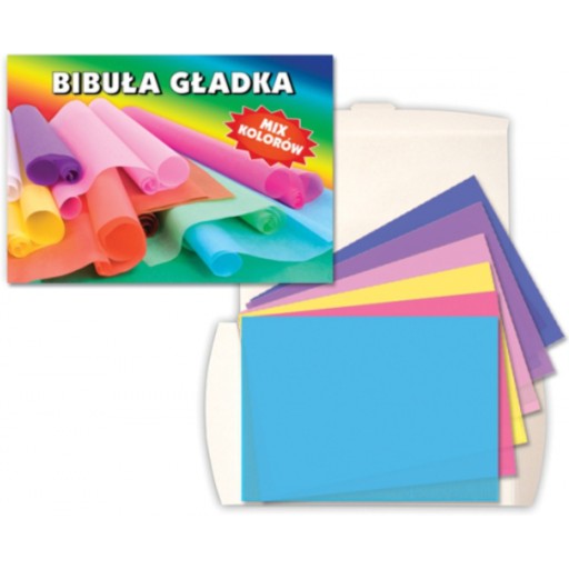 C4 hladký hodvábny papier, 20 farieb, skladačka STARPAK