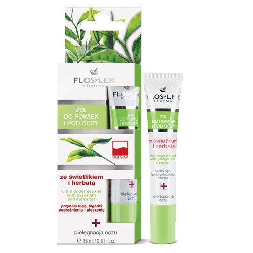 Flos-Lek gél, obočie a čaj, 15 ml