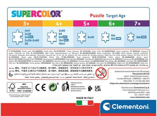 Puzzle 30 Super Color Disney Classic