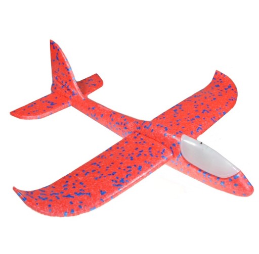 STYROFOAM LIETADLA KITE KLIDER LED 48 CM