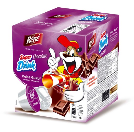 René DRINK CHOCOLATE kapsuly pre Dolce Gusto 16 ks