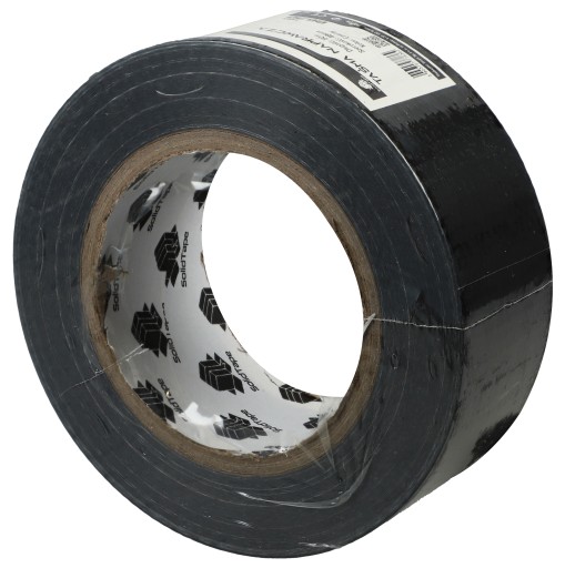 Vystužená opravná páska Silná 48 mm 50 m čierna čierna textilná lepiaca páska