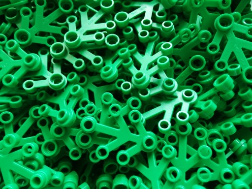 LEGO Plants Leaves 2423 List Small Green 25 ks