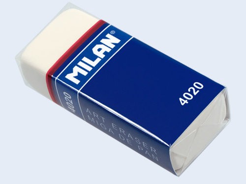 SYNTETICKÁ GUMA, BIELA 4020 MILAN 1 ks.