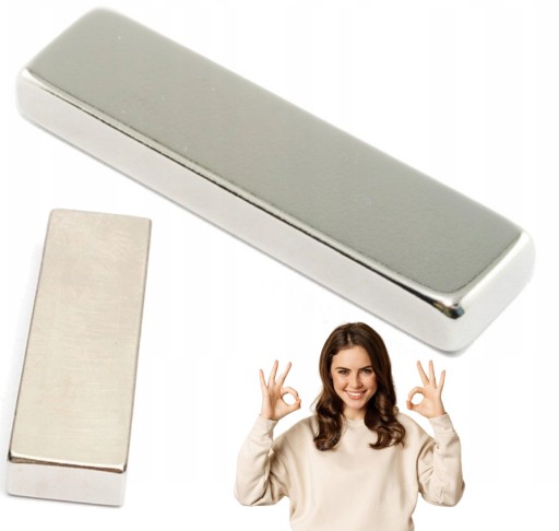 NEODYMOVÉ MAGNETY 40x10x5 mm SILNÝ TANIER